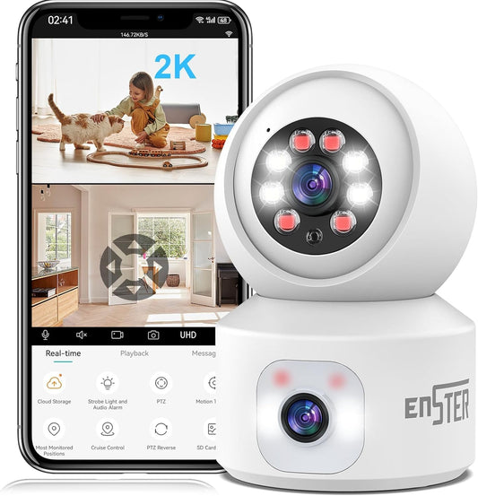 ENSTER 4MP Indoor Camera for Home Security